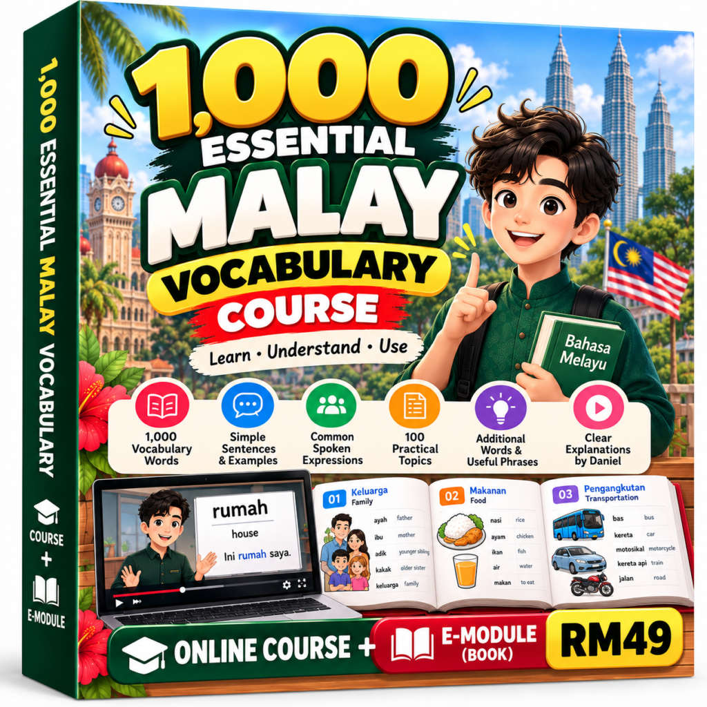 1,000 Essential Malay Vocabulary Course